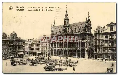 Cartes postales Bruexlles Grand Place Maison Du Roi