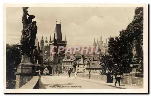 Cartes postales Praha Karluv Most a Hradcany