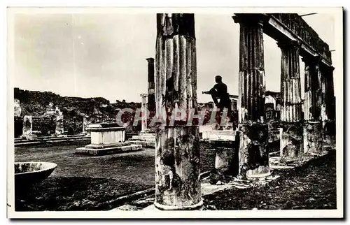 Cartes postales Pmpei Tempio d'Apollo Statua