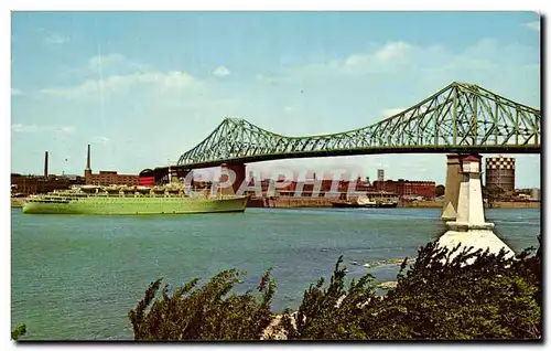 Moderne Karte Montreal Canada Jacques Cartier Bridge