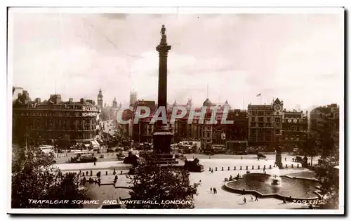 Ansichtskarte AK Trafalgar Square And WhiteHall London