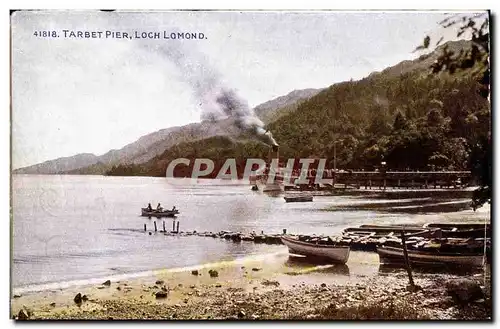 Ansichtskarte AK Tarbet Pier Loch Lomond