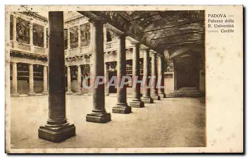 Cartes postales Padova Palazza della R Universaita Cortile