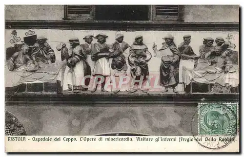 Cartes postales Pistoia Ospedale del Ceppo l&#39Opere di Misericordia Visitare gl&#39infermi