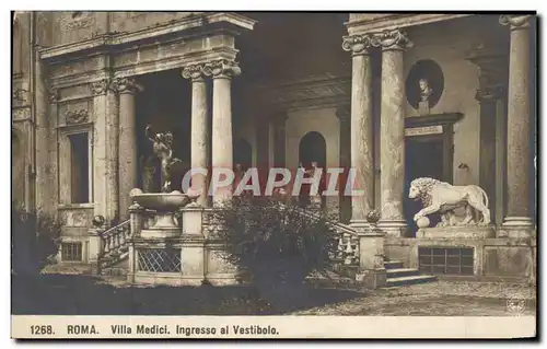 Cartes postales Roma Villa Medici Ingresso al Vestibolo