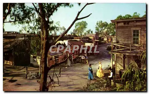 Moderne Karte Main Street Ghost Town knott&#39s Berrry Farm Buena Park California