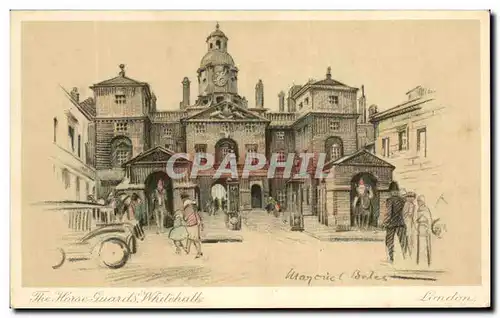 Cartes postales London The horse guards Whitehall