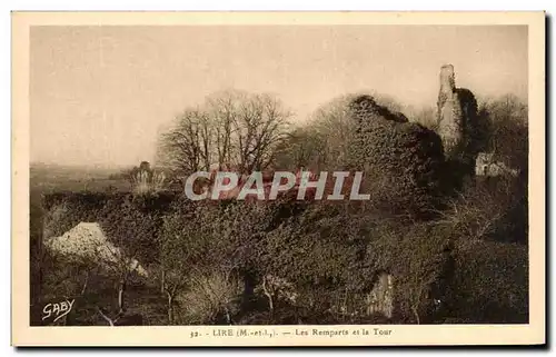 Cartes postales Lire Les remparts et la Tour