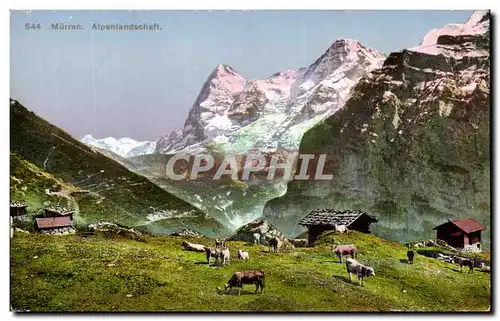 Cartes postales Murren Alpenlandschaft