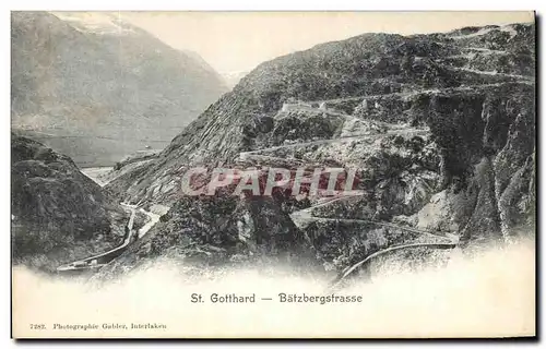 Cartes postales St Gotthard Batzbergstrasse