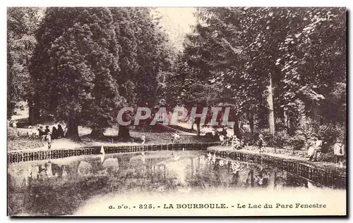 Ansichtskarte AK La Bourboule Le Lac du Parc Fenestre