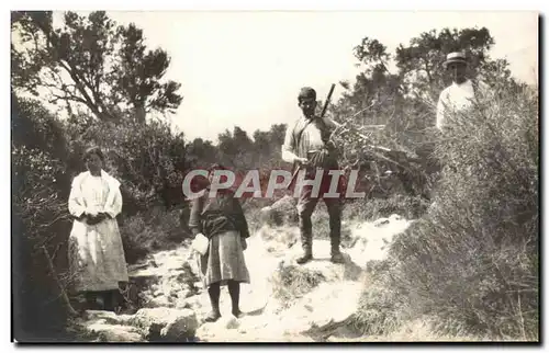 CARTE PHOTO Paysans Folklore