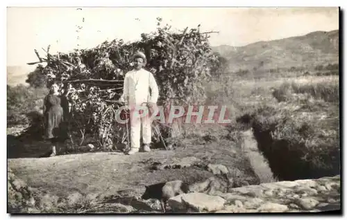 CARTE PHOTO Homme en costume Folklore