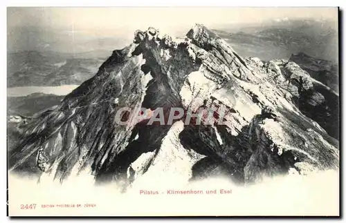 Cartes postales Pilatus Klimsenhorn und Esel