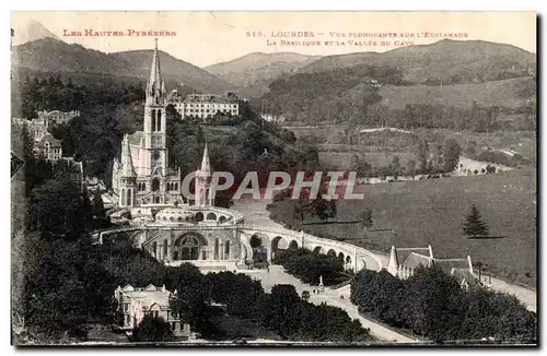 Cartes postales Lourdes Basilique