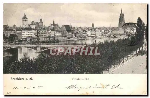 Cartes postales Frankfurt a M Totalansicht