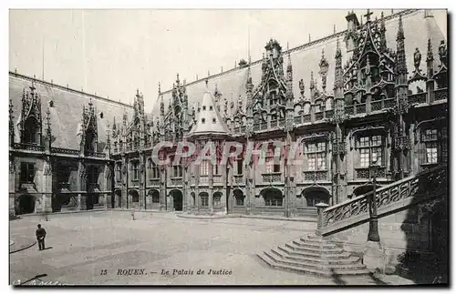 Cartes postales Rouen Le Palais de Justice