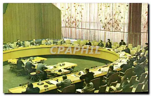 Cartes postales moderne United Nations Nations Unies Trusteeship Council Chamber the Trusteeship council is located in t