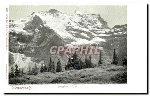 Cartes postales Wengernalp Jungfrau 4167m