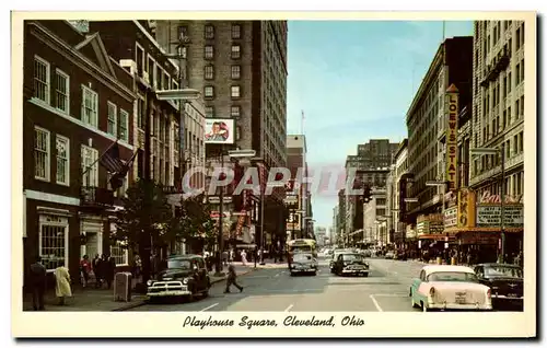 Moderne Karte Playhouse Square Cleveland Ohio