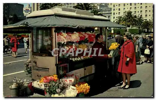 Cartes postales moderne street Flower Vendors Perhaps The Most Unlque Of San Francisco&#39s