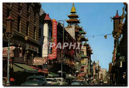 Moderne Karte San Francisco Grant Avenue Chinatown The Main Street San Franco&#39s Own Chinatown