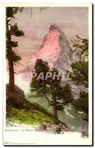 Cartes postales Matterhorn Le Cervin