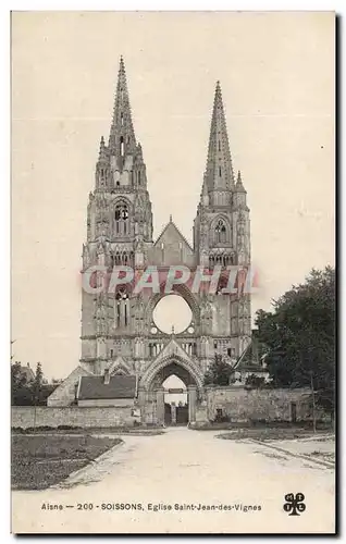 Cartes postales Soissons Eglise Saint Jean des Vignes