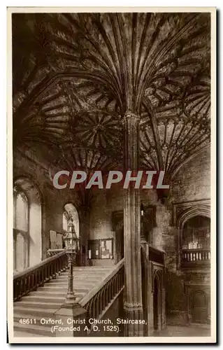 Cartes postales Oxford Christ Church Staircase