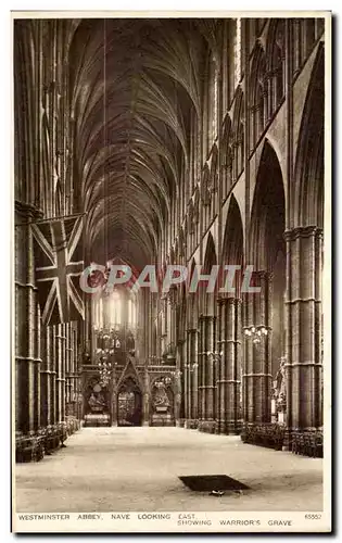 Cartes postales Westminster Abbey Nave Looking Cast