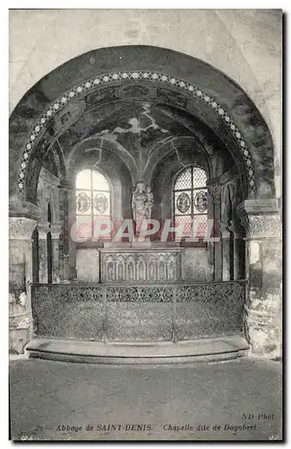 Cartes postales Abbaye de St Denis Chapelle duc de Dagobert