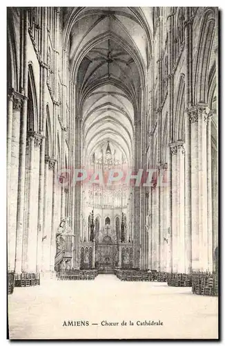 Cartes postales Amiens Choeur de la Cathedrale