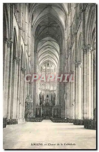 Cartes postales Amiens Choeur de la Cathedrale