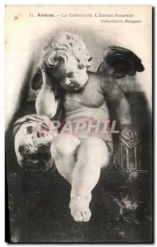 Cartes postales Amiens La Cathedrale L'Enfant Pleureur