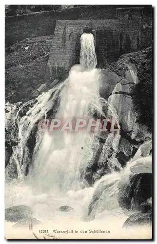 Cartes postales Wasserfall in den Schollenen