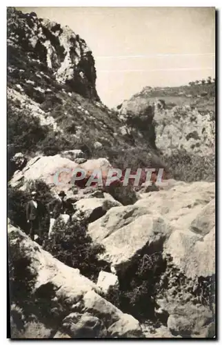 CARTE PHOTO Rochers