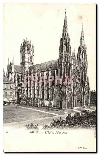 Cartes postales Rouen L&#39Eglise Saint Ouen