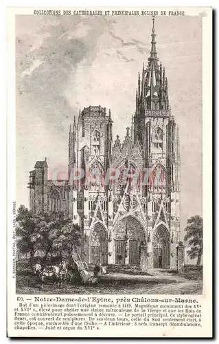 Ansichtskarte AK Notre Dame De l&#39Epine Pres Chalons Sur Marne