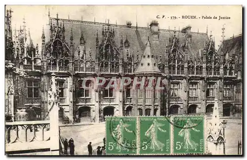 Cartes postales Rouen Palais de Justice