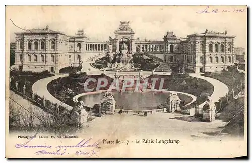 Cartes postales Marseille Le Palais Longchamp