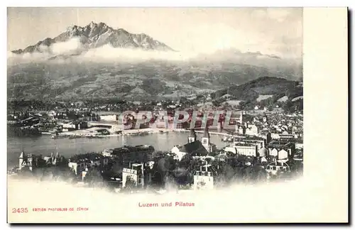Cartes postales Luzern und Pilatus