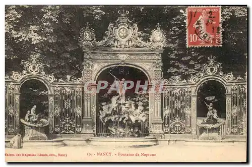 Cartes postales Nancy Fontaine de Neptune