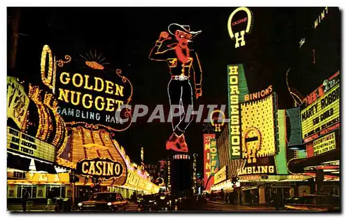 Moderne Karte Fremont Street Les Vegas Nevada