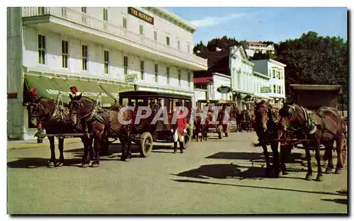 Cartes postales moderne Main Street Mackinac Island