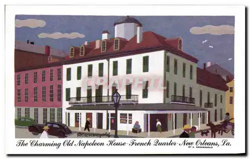 Cartes postales moderne The Charming Old Napoleon House French Duarter New Orleans La