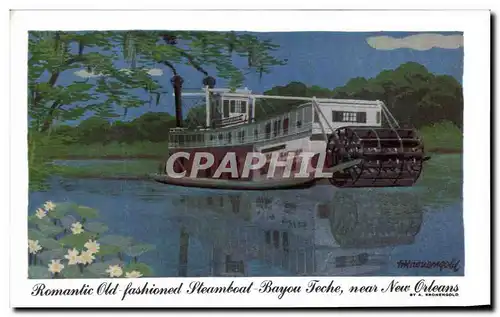 Cartes postales moderne Romantic Old Fashioned Bayou Teche Bears New Orleans