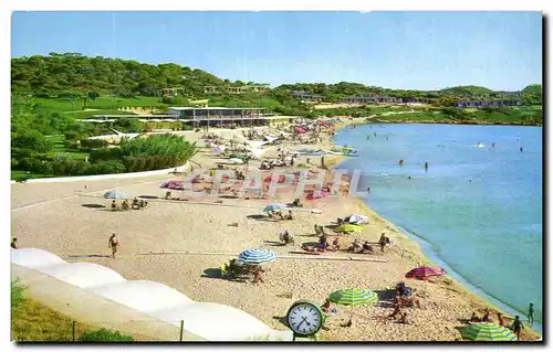 Moderne Karte Vouliagmeni The fashionable Astir beach and bungalows on the Apolo coast Grece