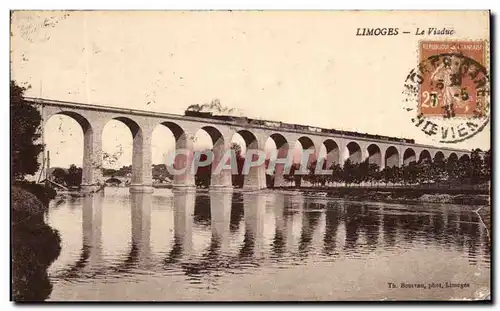 Cartes postales Limoges Le Viaduc Train