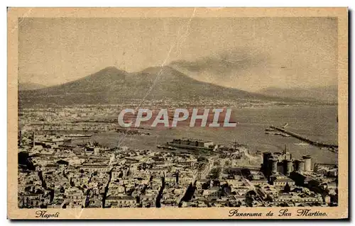 Cartes postales Napoli Panorama Da San Martino