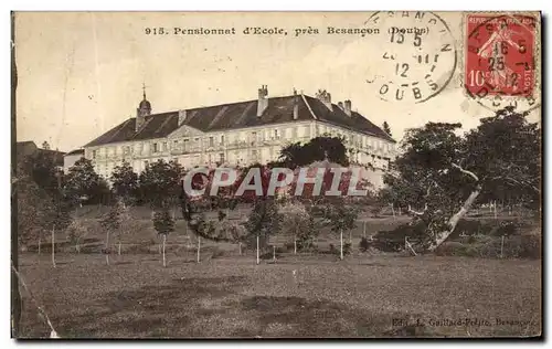 Cartes postales Pensionnat d&#39Ecole Pres Besancon